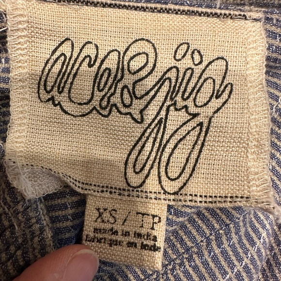 ace & jig XS sleeveless maxi blue summer dress with pockets :) - Picture 12 of 13